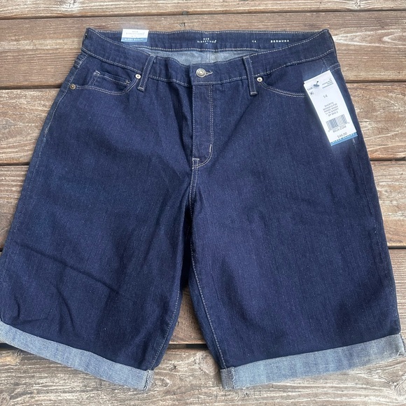 new directions Pants - New Directions Burmuda Blue Jean Shorts